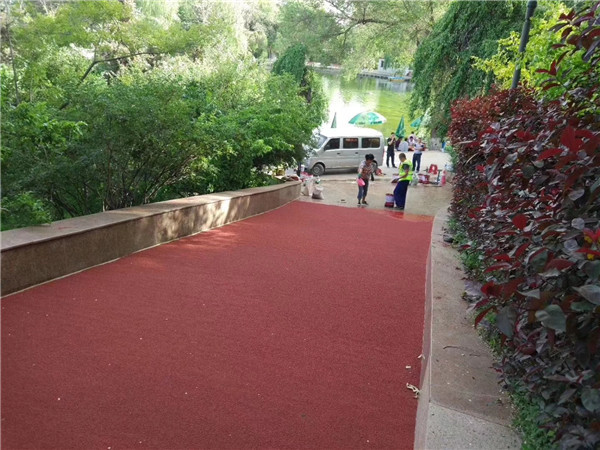 秦皇岛彩色路面施工